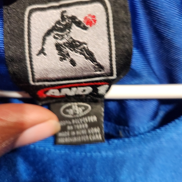 VTG Y2K AND1 Youth Boy's Basketball Jersey Tank Size XL 18-20 Retro - Picture 3 of 5